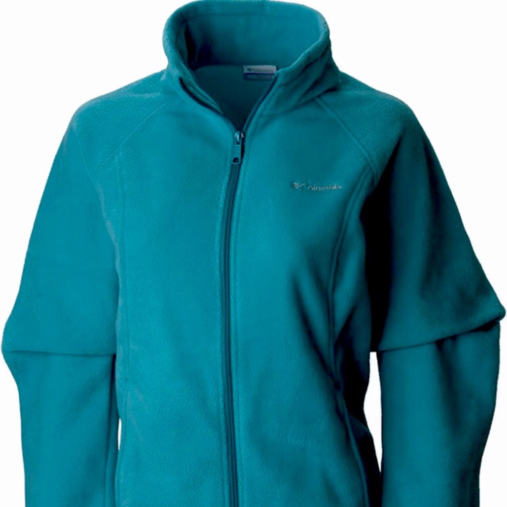 Columbia Fast Trek Jacket Size M Teal